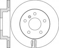 Rotor Disc, NIBK, 34 21 1 166 165, RN1966V, BMW (009973)