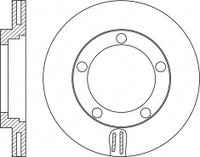 Rotor Disc, NIBK, 43512-04010, RN1628V, TOYOTA (019101)