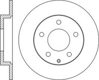 Rotor Disc, NIBK, 561717B, RN1062, BENDIX (017954)