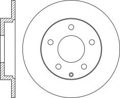 Rotor Disc, NIBK, 561717B, RN1062, BENDIX (017954)