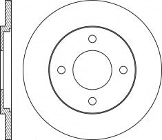 Rotor Disc, NIBK, 43512-20030, RN1820, TOYOTA (019097)
