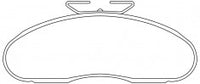 NIBK, Brake Pad, AN-4244WK, PN2805, AKEBONO