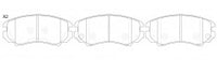 NIBK, Brake Pad, DB1504, PN0377, BENDIX AUS