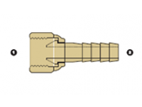 8900-12-12 | 3/4" Female BSPP Swivel x 3/4" Push On Hose Barb | Brass (092245)