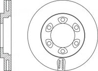 Rotor Disc, NIBK, 8-97238-272-0, RN24001V, ISUZU (017579)