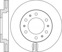 Rotor Disc, NIBK, 562067B, RN1297V, BENDIX (018256)