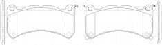 NIBK, Brake Pad, D1365-8475, PN1850, FMSI