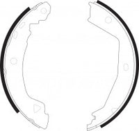 NIBK, Brake Shoes, 4241G7, FN0594, CITROEN