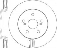 จานโรเตอร์, NIBK, 43512-06200, RN2068V, TOYOTA (018893)
