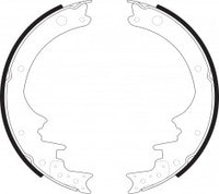 NIBK, Brake Shoes, NR-2033, FN1146, AKEBONO