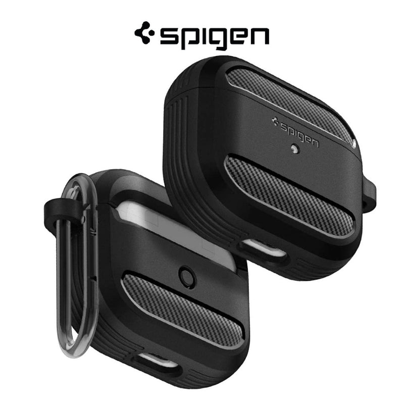 Spigen AirPods 3rd gen (2021) case rugged armor wireless earbuds casing with drop protection and slim design cover
