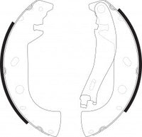 NIBK, Brake Shoes, 77362284, FN0592, FIAT