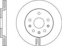 จานโรเตอร์, NIBK, 562240B, RN1392V, BENDIX (018566)