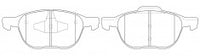 NIBK, Brake Pad, AN-717K, PN0365, AKEBONO
