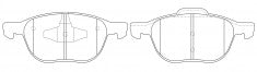 NIBK, Brake Pad, AN-717K, PN0365, AKEBONO