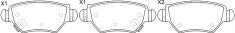 NIBK, Brake Pad, DB1425, PN0162, BENDIX AUS
