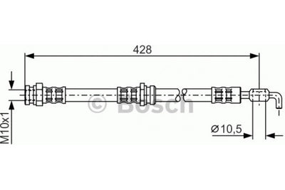 สายเบรค BOSCH 3898670, 1987 473 070, MAZDA (020822)