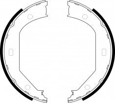 Brake Shoe, NIBK, 34 41 1 163 988, FN0560, BMW (009769)၊