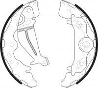 NIBK, Brake Shoes, 583054AA20, FN11002, HYUNDAI