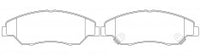 NIBK, Brake Pad, DB1512, PN0634, BENDIX AUS