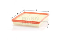 ไส้กรองอากาศ C 27, MANN-FILTER, 13 71 7 602 643, 051, BMW (073923)