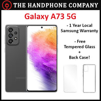 Samsung Galaxy A73 5G 128GB หรือ 256GB / ประกันศูนย์ Samsung ในพื้นที่ 1 ปี (ฟรี : กระจกนิรภัย + เคสหลัง)