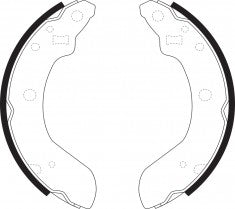 NIBK, Brake Shoes, NN5542, FN9967, AKEBONO