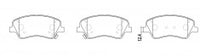 NIBK, Brake Pad, 58101-H8A55, PN0603, HYUNDAI