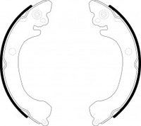 NIBK, Brake Shoes, 5-87100070, FN4438, ISUZU