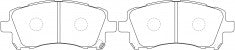 ผ้าเบรค NIBK, A-463WK, PN7390, AKEBONO (018734)