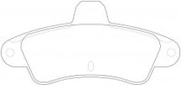 NIBK, Brake Pad, 571754B, PN0288, BENDIX EUR