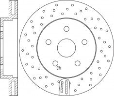 ผ้าเบรค Performance, NIBK, 221 421 00 12, , MERCEDES-BENZ (017911)