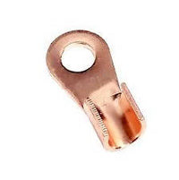 Copper Ring Lug battery Terminals Wire Crimp Connector, W/O, 6 mm (116752)