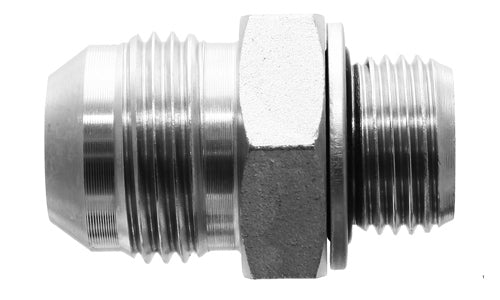 9002-08-08 - 1/2 "JIC ตัวผู้ x 1/2" ตัวผู้ BSPP - อะแดปเตอร์ไฮดรอลิกเหล็ก (088240)