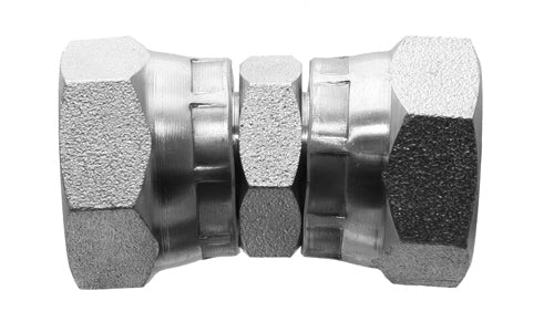 9025-12-10 - 3/4" Female BSPP Swivel x 5/8" Female BSPP Swivel - Steel Hydraulic Adapters (088498)