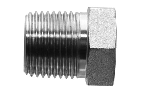 9031-16-08 - 1 "BSPT ตัวผู้ x 1/2" บูช BSPT ตัวเมีย - อะแดปเตอร์ไฮดรอลิกเหล็ก (089130)