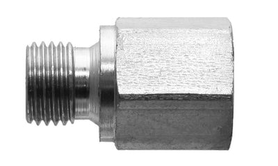 9034-04-04 - 1/4 "BSPP ตัวผู้ x 1/4" ตัวเมีย BSPT - อะแดปเตอร์ไฮดรอลิกเหล็ก (089154)