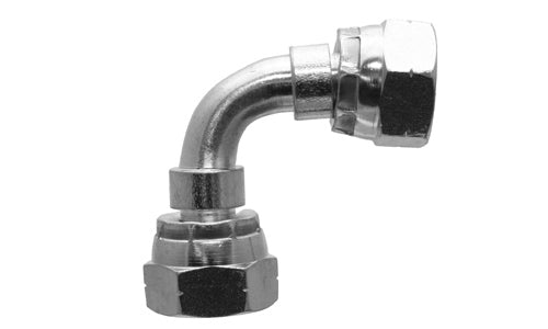 9050-16-16 - 90Â° Tube Elbow, 1" Female BSPP Swivel x 1" Female BSPP Swivel - Steel Hydraulic Adapters (088756)
