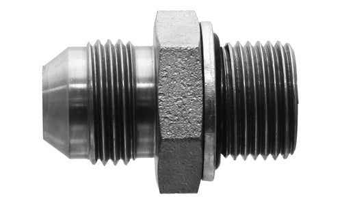 9068-16-27 - 1" Male JIC x M27x2 Male Metric - Steel Hydraulic Adapters (089504)