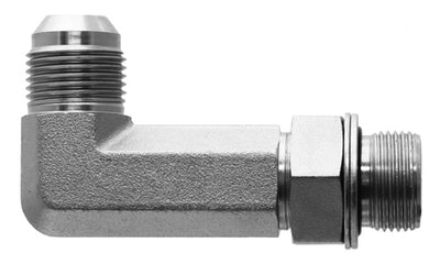 9069L-08-18 - ข้องอ 90Â°, 1/2" ตัวผู้ JIC x M18x1.5 ตัวปรับเมตริกตัวผู้ ยาว - อะแดปเตอร์ไฮดรอลิกเหล็ก (089533)