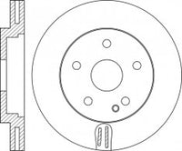 Rotor Disc, NIBK, 2464212612, RN1697V, MERCEDES-BENZ (017861)