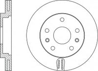 Rotor Disc, NIBK, 40206-00Q0L, RN43007V, NISSAN (018536)