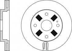 Rotor Disc, NIBK, B27Y3325XL1, RN1387V, MAZDA (017947)