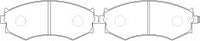 NIBK, Brake Pad, A-262WK, PN2176, AKEBONO
