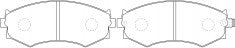 NIBK, Brake Pad, A-262WK, PN2176, AKEBONO