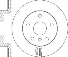 Rotor Disc, NIBK, 34 21 6 772 085, RN1640V, BMW (010002)