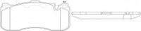 ผ้าเบรค NIBK 573294B, PN0568, BENDIX EUR (009938)