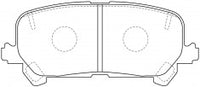 NIBK, Brake Pad, D1724-8397, PN0646, FMSI