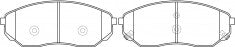 NIBK, Brake Pad, DB1815, PN0441, BENDIX AUS