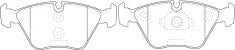 NIBK, Brake Pad, 447698151C, PN0012W, AUDI